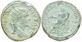 Caracalla AD 211-217. Rome. Dupondius Æ