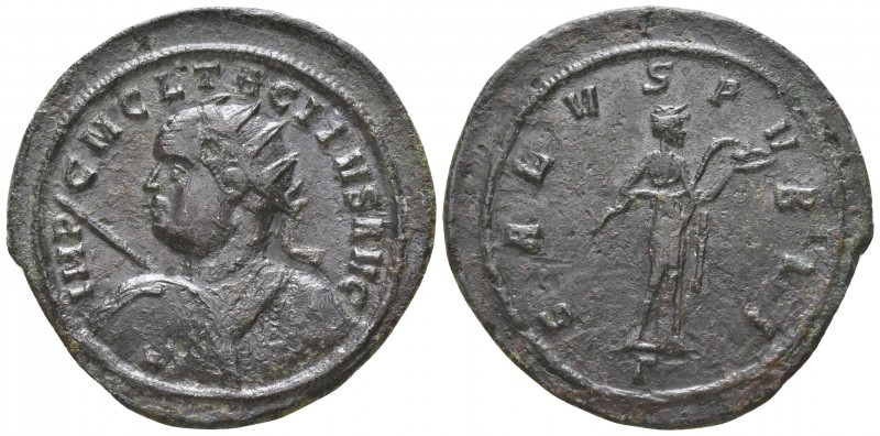 Tacitus AD 275-276. Ticinum
Antoninian Æ

23mm., 3,30g.

IMP C M CL TACITVS...