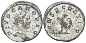 Divus Carus AD 285. Rome. Antoninian AR
