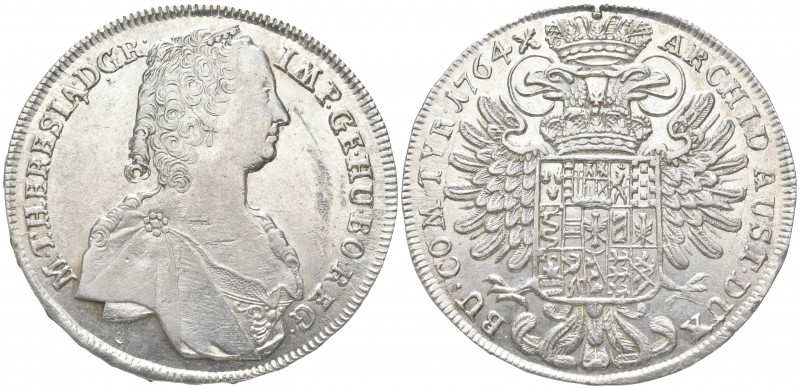 Austria. . Maria Theresia AD 1740-1780.
Konventionstaler 

41mm., 27,91g.

...