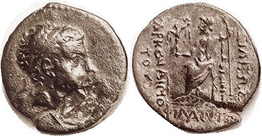 CILICIAN Kingdom , Tarkondimotos ("the Pirate King"), 39-31 BC, Æ22, His head r/...