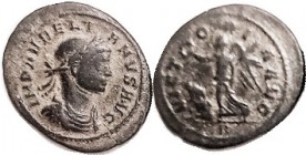 Denarius (scarce), VICTORIA AVG, Victory adv l, captive, F+/F, centered on oval flan, full lgnds, sl thick dark patina with earthen hilighting. (A F b...