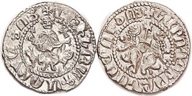 ARMENIA , Levon I, 1198-1219, Ar Tram, 23 mm, King facg on lion throne/cross betw lions; Choice EF, good lustery silver, well struck for this with les...