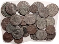 27 assorted later Roman, low grade but not that "uncleaned" crap, all have reasonable detail. Two lots available.