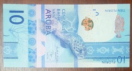 Aruba, 10 Florin, 2019, UNC, pNew, (Total 3 consecutive banknotes)
Serial Number: A0877208, A0877209, A0877210
Estimate: 30-60 USD