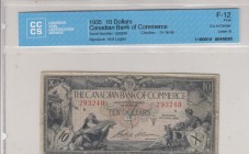 Canada, 10 Dollars, 1935, FINE, pS971a 
CCCS F-12 
Serial Number: 293240
Estimate: 100-200 USD