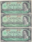 Canada, 1 Dollar , 1967, UNC, p84a, (Total 3 banknotes)
Serial Number: 1867 1967
Estimate: 30-60 USD