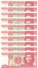 Cuba, 3 Pesos, 2004, UNC, p127a, (Total 10 consecutive banknotes)
Commemorative Banknote, Portait CHE 
Serial Number: 243239-48
Estimate: 30-60 USD