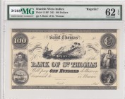 Danish West Indies, 100 Dollars, UNC, p11RP, Reprint
PMG 62 EPQ
Estimate: 175-250 USD