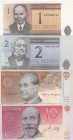 Estonia, 1-2-5-10 Kroon, UNC, (Total 4 banknotes)
1 Kroon, 1992, p69a; 2 Kroon, 2006, p85a; 5 Kroon, 1994, p76a; 10 Kroon, 2007, p86b
Serial Number:...