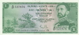 Ethiopia, 1961, UNC, p18 
Serial Number: A/27 527876
Estimate: 75-150 USD