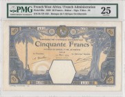 French West Africa, 50 Francs, 1929, VF, p9Bc 
PMG 25
Serial Number: R.178 432
Estimate: 250-500 USD