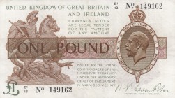 Great Britain, 1917, XF (+), p351 
Banknote also has pinhole
Serial Number: B1 13 149162
Estimate: 80-160 USD