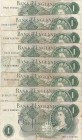 Great Britain, 1 Pound, 1970, VF, p374g, (Total 8 banknotes)
Estimate: 20-40 USD