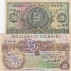Guernsey, 1969/1980, FINE, p45c, p49a, (Total 2 banknotes)
Serial Number: H058539, E239060
Estimate: 25-50 USD
