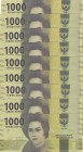 Indonesia, 1.000 Rupiah, 2016, UNC, p154, (Total 9 banknotes)
Estimate: 10-20 USD