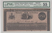 Ireland, 1 Pound, 1910, AUNC, pA57p 
PMG 55, Proof
Estimate: 150-300 USD