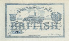 Jersey, 1 Pound, 18XX, UNC (-), 
St. Mary's Parochial Bank
Estimate: 125-250 USD