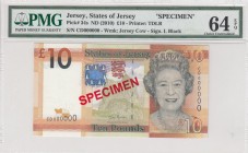 Jersey, 10 Pounds, 2010, UNC, p34s, SPECIMEN
PMG 64 EPQ
Serial Number: CD 000000
Estimate: 50-100 USD