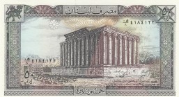 Lebanon, 50 Livres, 1964/1988, UNC, p65 
Estimate: 5-10 USD