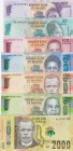 Malawi, 20-50-100-200-500-1.000-2.000 Kwacha, UNC, (Total 7 banknotes)
20 Kwacha, 2012, p57a; 50 Kwacha, 2016, p64c; 100 Kwacha, 2016, p65b; 200 Kwch...