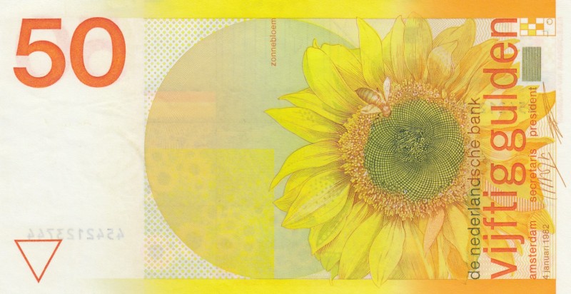 Netherlands, 50 Gulden, 1982, UNC, p96 
Serial Number: 4542123744
Estimate: 15...