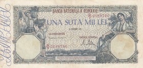 Romania, 1.000 Lei, 1946, VF, p58 
Serial Number: G/E 0168746
Estimate: 25-50 USD