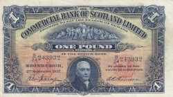 Scotland, 1 Pound, 1937, VF, pS331a 
Serial Number: B/24 243932
Estimate: 30-60 USD