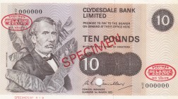 Scotland, 10 Pounds, 1972, UNC, p207s, SPECIMEN
There are stain.
Serial Number: D/A 000000
Estimate: 110-220 USD