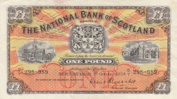 Scotland, 1 Pound, 1958, VF, p258c 
Serial Number: B/Y 298-989
Estimate: 25-50 USD