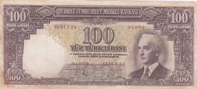 Turkey, 100 Lira, VF, 2. Emission
It has not been treated. There is a smear on it.
Serial Number: F24 01076
Estimate: 2000-4000 USD
