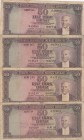 Turkey, 50 Lira, 1957, FINE, p165, (Total 4 banknotes)
5.Emission
Serial Number: V14 045089, Z17 042642, U20 014219, Y4 028269
Estimate: 80-160 USD