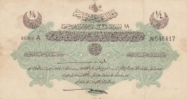 Turkey, Ottoman Empire, 1/2 Lira, 1915, VF, p71 
V. Mehmed Reşad Period, AH: 18 October 1331, sign: Talat and Hüseyin Cahid
Serial Number: A 546417...