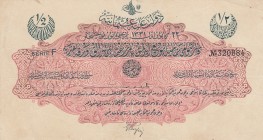 Turkey, Ottoman Empire, 1/2 Lira, 1916, VF, p82 
V. Mehmed Reşad Period, AH: 22 December 1331, Sign:Talat and Panfili. Rare, There is writing behind ...