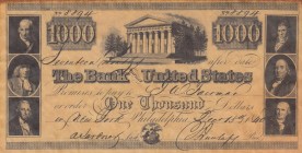 Confederate States of America, 1.000 Dollars, 1840, UNC (-), 
Era fake
Serial Number: 8894
Estimate: 100-200 USD