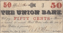 Confederate States of America, 50 Cents, 1862, VF, 
Augusta
Serial Number: 3412
Estimate: 35-70 USD
