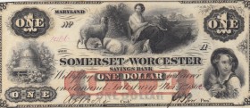 Confederate States of America, 1 Dollar , 1862, UNC, 
Maryland
Estimate: 100-200 USD