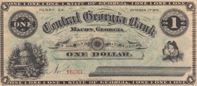 Confederate States of America, 1 Dollar , 1874, UNC, 
Georgia
Estimate: 100-200 USD