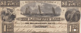 Confederate States of America, 1,75 Dollars, 1837, UNC, 
Boston. Hole punch
Estimate: 125-250 USD