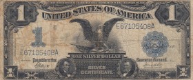 United States of America, 1 Dollar, 1899, FINE (+), p338a 
Serial Number: E 67105408A
Estimate: 125-250 USD