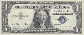 United States of America, 1 Dollar, 1957, XF, p419a 
Serial Number: C12631206A
Estimate: 25-50 USD