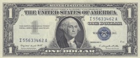 United States of America, 1 Dollar, 1957, XF, p419a 
Serial Number: I55633462A
Estimate: 25-50 USD
