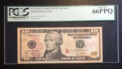 United States of America, 10 Dollars, 2004, UNC, 
PCGS 66 PPQ
Serial Number: GL 09506075
Estimate: 35-70 USD