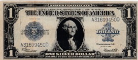 United States of America, 1 Dollar, 1923, VF, 
Serial Number: A31699450D
Estimate: 35-70 USD
