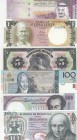 Mix Lot, UNC, (Total 6 banknotes)
Mexico 5 Pesos, 1969; Mexico 10 Pesos, 1977; Sierra Leone 1 Leone, 1984; Venezuela 500 Bolivares, 1998; Haiti 100 C...