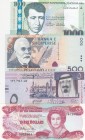 Mix Lot, 0, UNC, (Total 4 banknotes)
Armenia 1.000 Dram, 2011, p55; Albania 500 Leke, 2007, p72; Saudi Arabia 5 Riyals, 2012, p32c; Bahamas 3 Dollars...