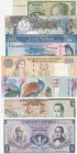 Mix Lot, (Total 6 banknotes)
Colombia 1 Oro, 1973, UNC; Colombia 5 Oro, 1978, UNC; Sri Lanka 50 Rupees, 2016, UNC; Bermuda 2 Dollars, 2009, UNC; Cypr...