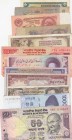 Mix Lot, (13 banknotes in VF/XF Condition)
India 20 - 50 Rupees; Russia 1 -3 - 5 - 10 Ruble; Yugoslavia 10 Dinara; Saudi Arabia 1 Riyal (2); Iran 100...