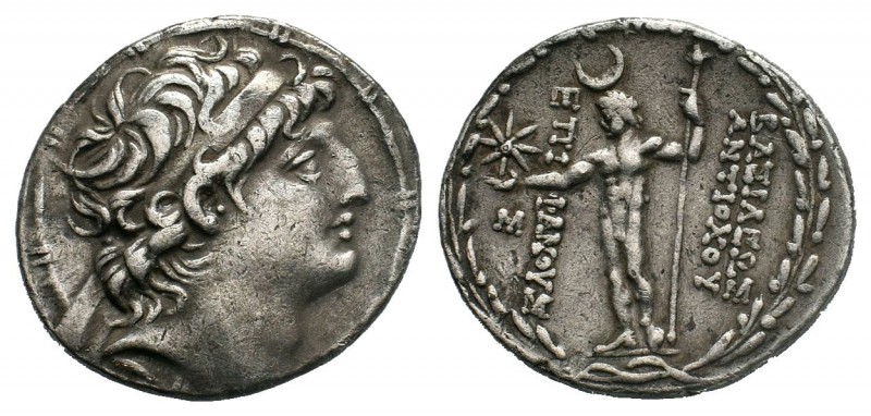 SELEUKID EMPIRE. Antiochos VIII Grypos (sole reign, 121/0-97/6 BC). AR tetradrac...