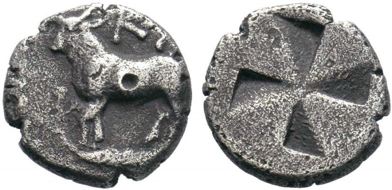 Bithynia, Kalchedon (c. 4th Century BC), AR, Rare!

Condition: Very Fine

Weight...
